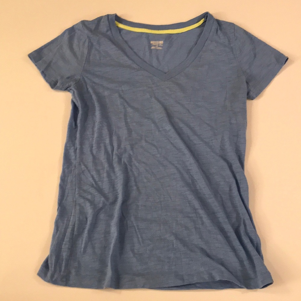 Mossimo sky blue U neck soft short sleeve T